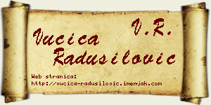 Vučica Radusilović vizit kartica